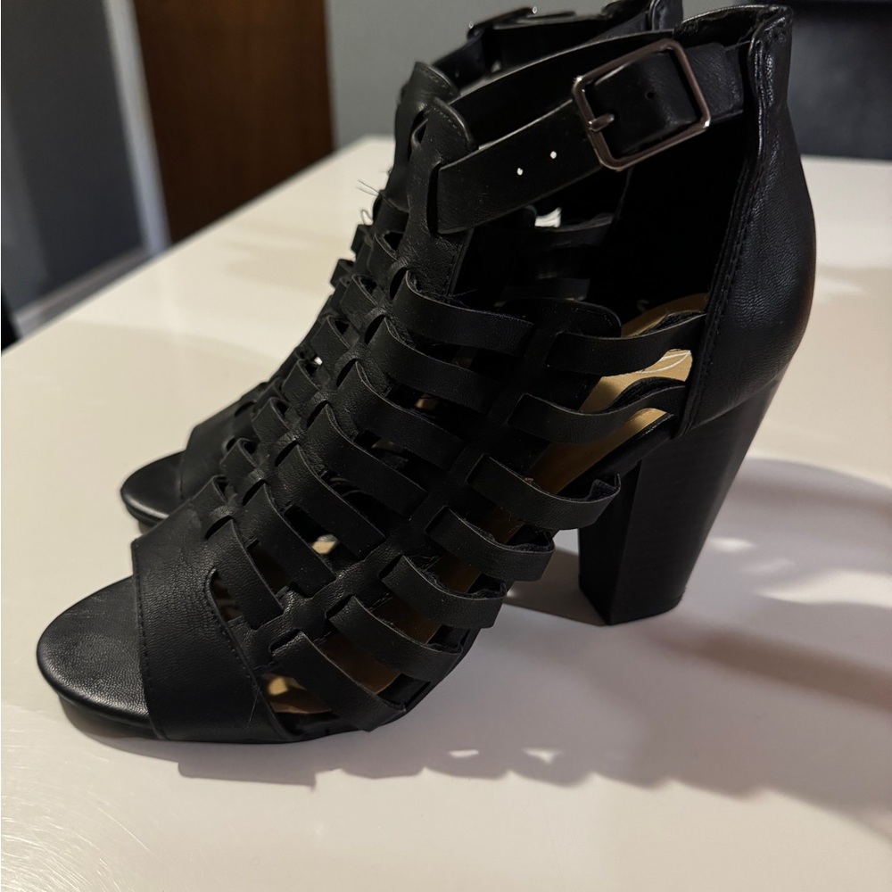 Strappy heels